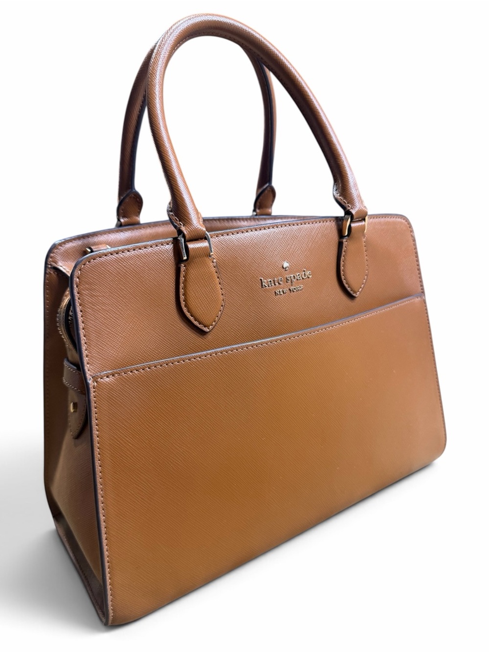 kate spade Brown Leather Structured Satchel